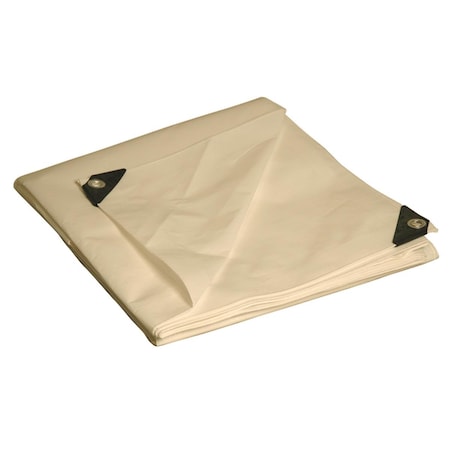 Tepee Supplies Heavy Duty Tarp, White TE2515135